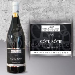 Double Magnum Côte-Rôtie Cuvée " Corps de Loup " 2018 en Plumier Bois 