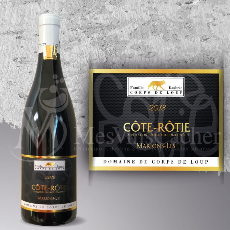 Magnum Côte-Rôtie Cuvée "Marions Les" 2019 Famille Daubrée en Plumier Bois Magnum Côte-Rôtie Cuvée "Marions Les" 2019 Famille Daubrée en Plumier Bois