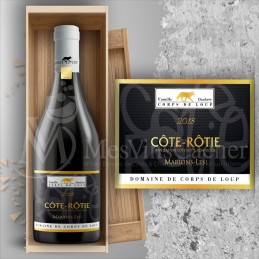 Magnum Côte-Rôtie Cuvée "Marions Les" 2019 Famille Daubrée en Plumier Bois