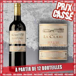 Médoc Château La Clare 2015  ( Prix KC à partir de 12 bouteilles )