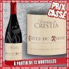 Côtes du Rhône Domaine Cristia 2018 (prix KC à partir de 12 btl )