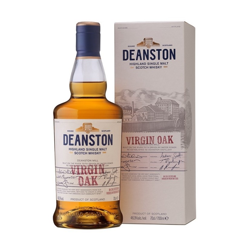Whisky Deanston Virgin Oak en Coffret 70 cl
