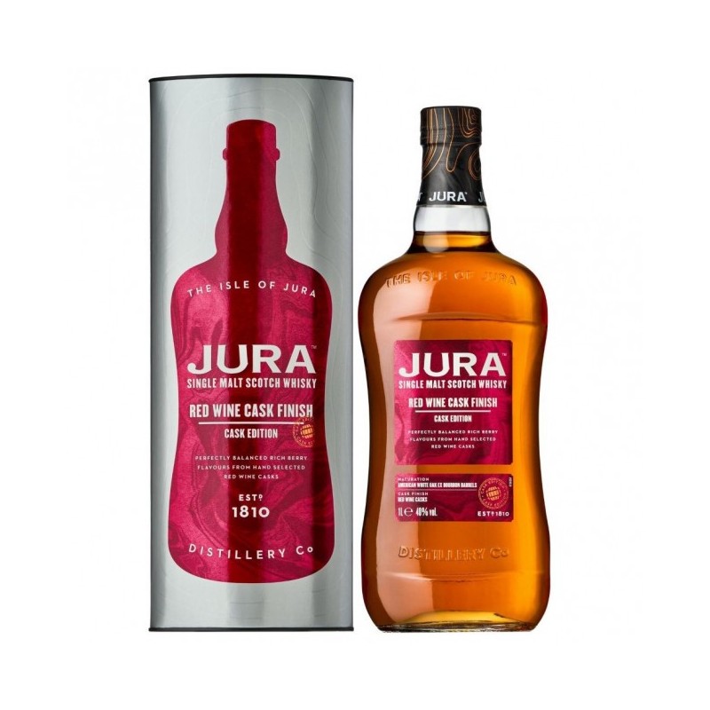 Whisky Jura Red  Cask 70 cl en Coffret