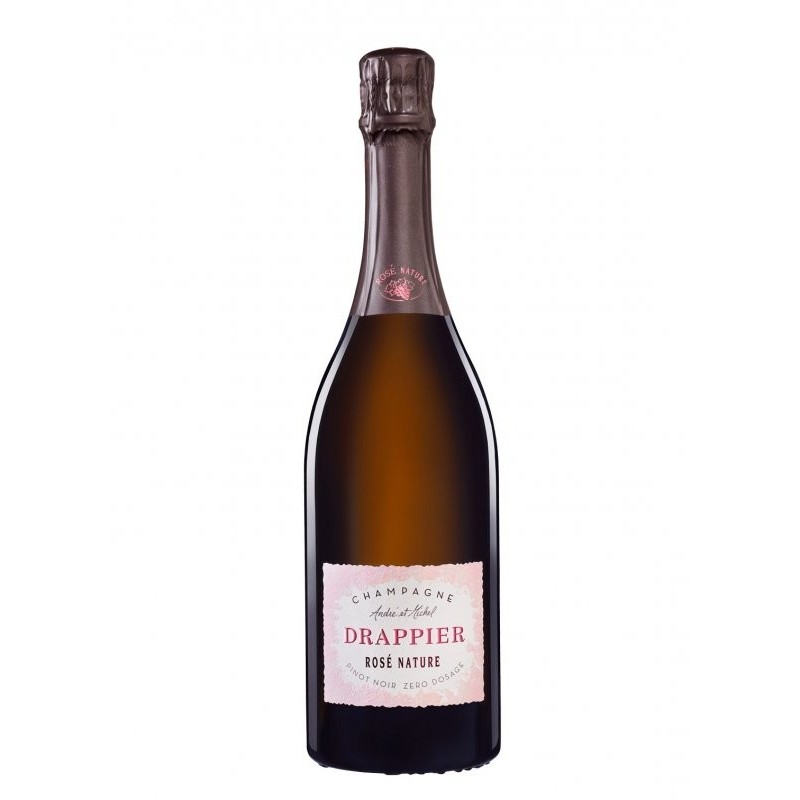 Champagne Drappier "Rosé Nature" en Coffret Individuel