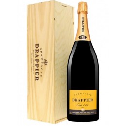 Double Magnum Champagne  Drappier Carte d'Or Brut en Plumiers Bois