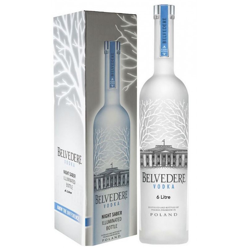 Belvedere Vodka 3,0L (40% Vol.) + Eclairage LED - Belvedere - Vodka