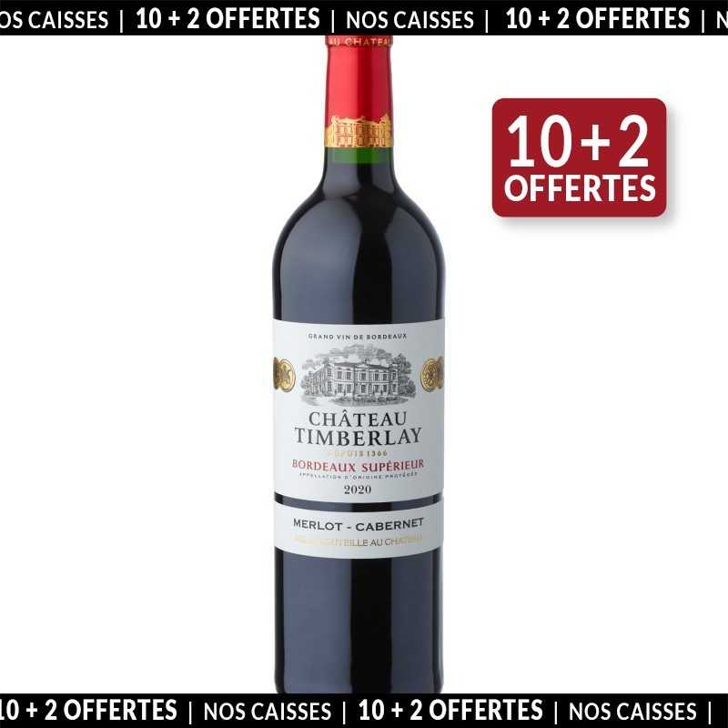 Bordeaux Supérieur Château Timberlay 2020 (10+2 offertes)