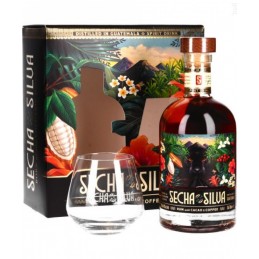 COFFRET RHUM SECHA DE LA SILVA + 1 VERRE